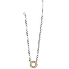 Venezia Open Ring Short Necklace - Chain length