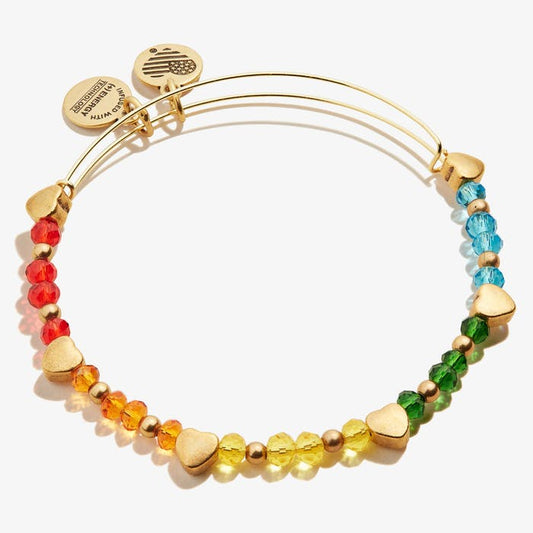 Alex & Ani Rainbow Heart Beaded Bracelet  700