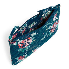 Unzipped main pocket for an RFID convertible wallet from Vera Bradley 