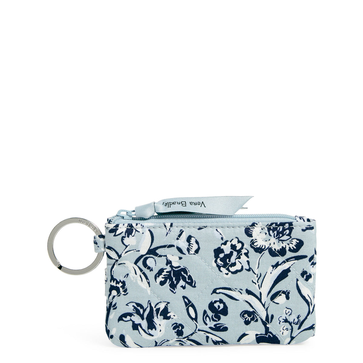 Vera Bradley® - RFID Deluxe Zip ID Case In Perennials Gray