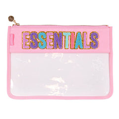 Simply Southern Essentials Sparkle Clear Zip Bag.