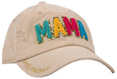 Simply Southern MAMA hat with rainbow colors and Simply Southern on the bill