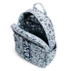 Vera Bradley® - Unzipped Main Pocket Small Backpack In Perennials Gray 