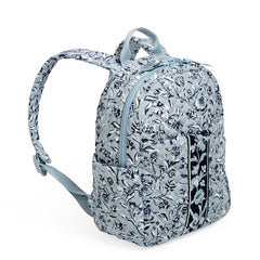 Vera Bradley® - Side View Of A Small Backpack In Perennials Gray