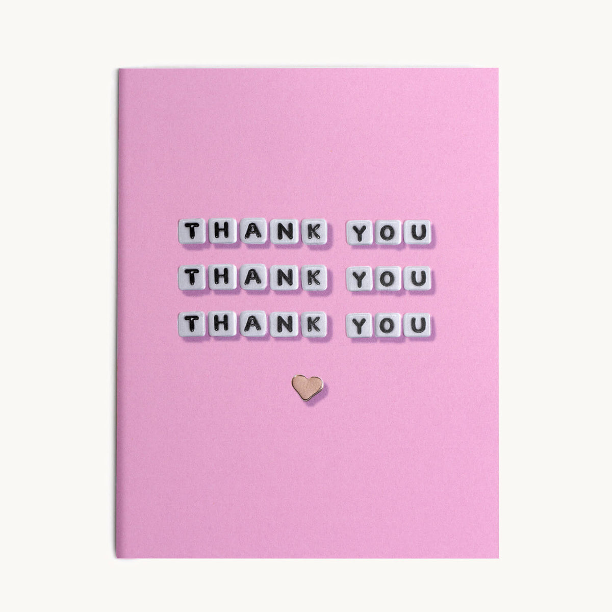 Thank You Thank You Thank You Card - Little Words Project®
