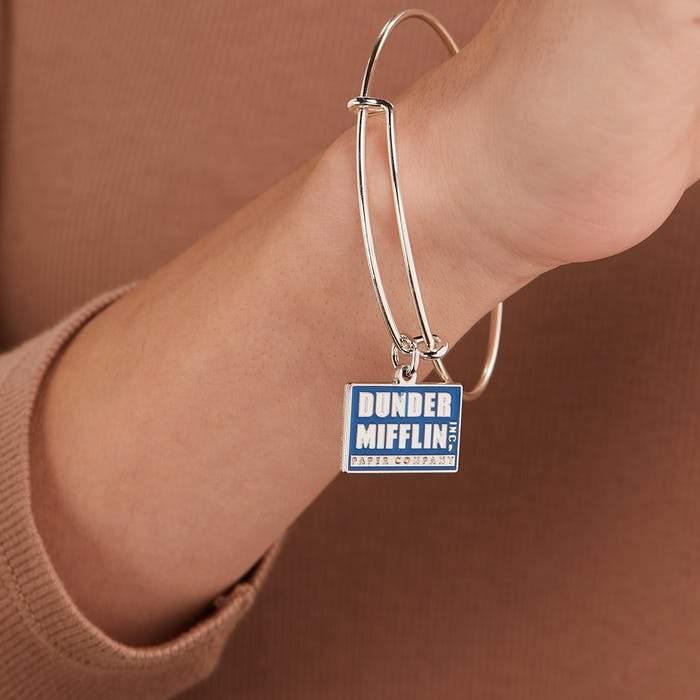 The Office Dunder Mifflin' Charm Bangle Model Shot