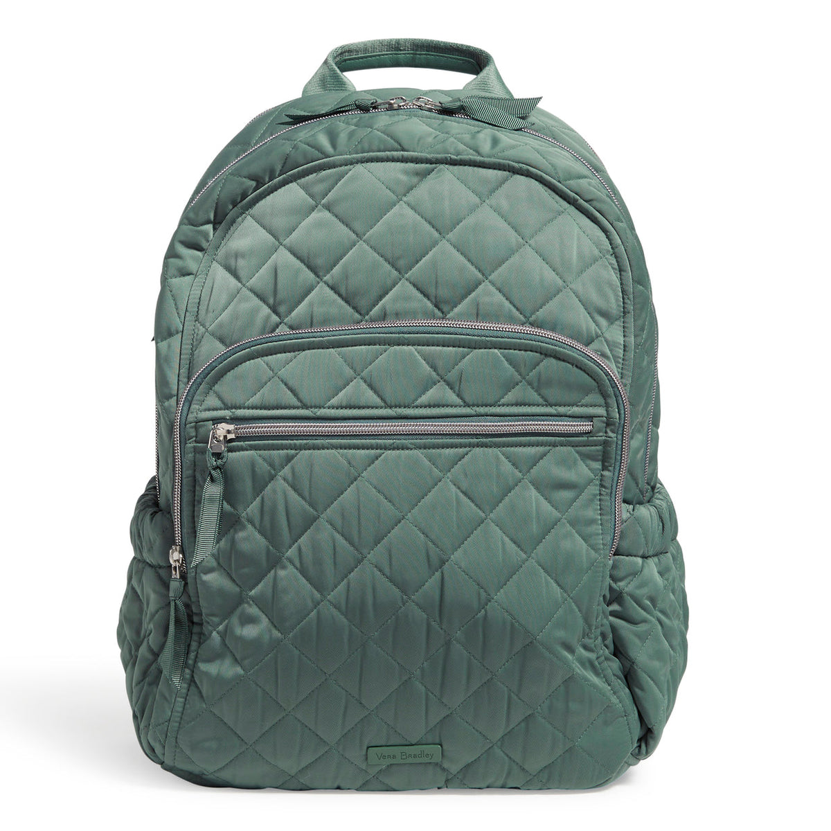 Vera Bradley Campus Backpack In Performance Twill Olive Leaf Pattern