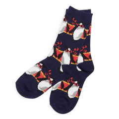 Vera Bradley holiday socks with cute little penguins on them