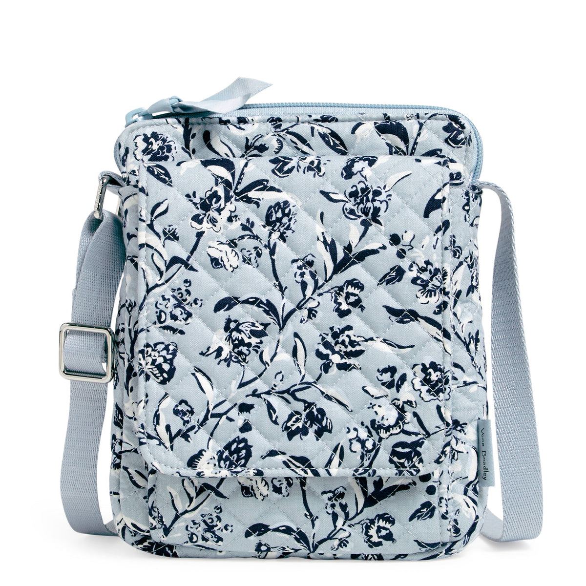 Vera Bradley® - RFID Mini Hipster In Perennials Gray