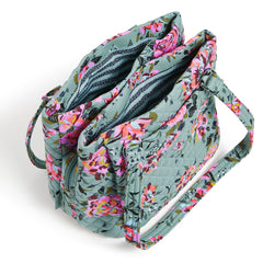 Multi-Compartment Shoulder Bag Rosy Outlook Crunched Middle