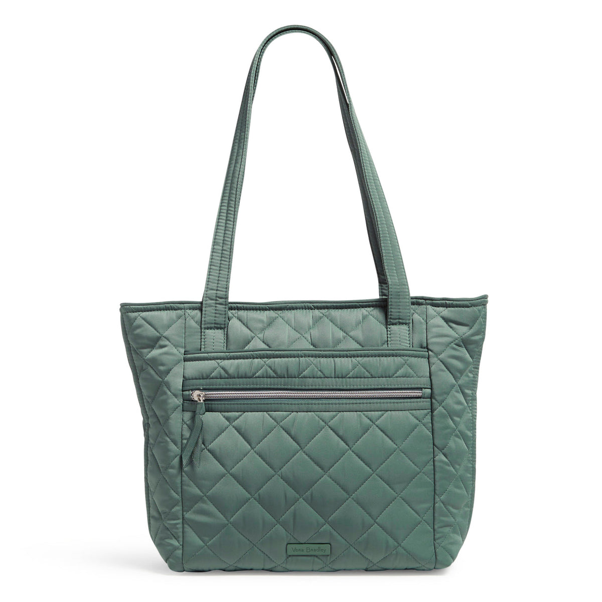 Vera Bradley Small Vera Tote Bag In Olive Leaf Pattern