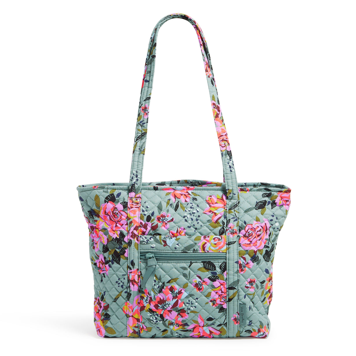 Vera Bradley Small Tote Bag In Rosy Outlook Pattern