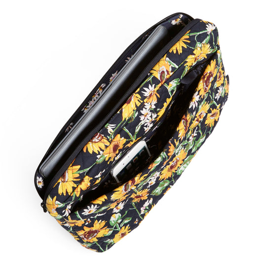 Laptop Organizer Sunflowers Main Pocket and Front Pocket 1800